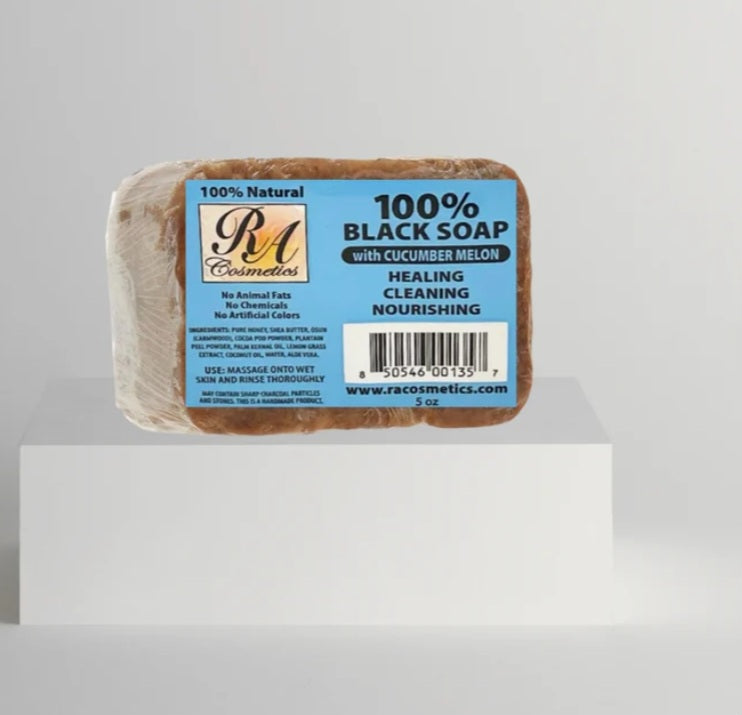 100% BLACK SOAP BAR